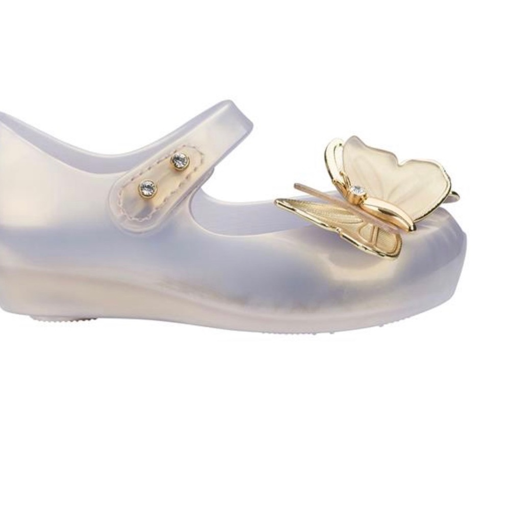 Mini Melissa ULTRAGIRL SPECIAL II FLATS PEARL GOLD - Picture 6 of 8